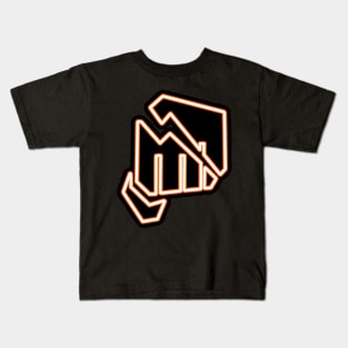 Neon Construction Symbol Kids T-Shirt